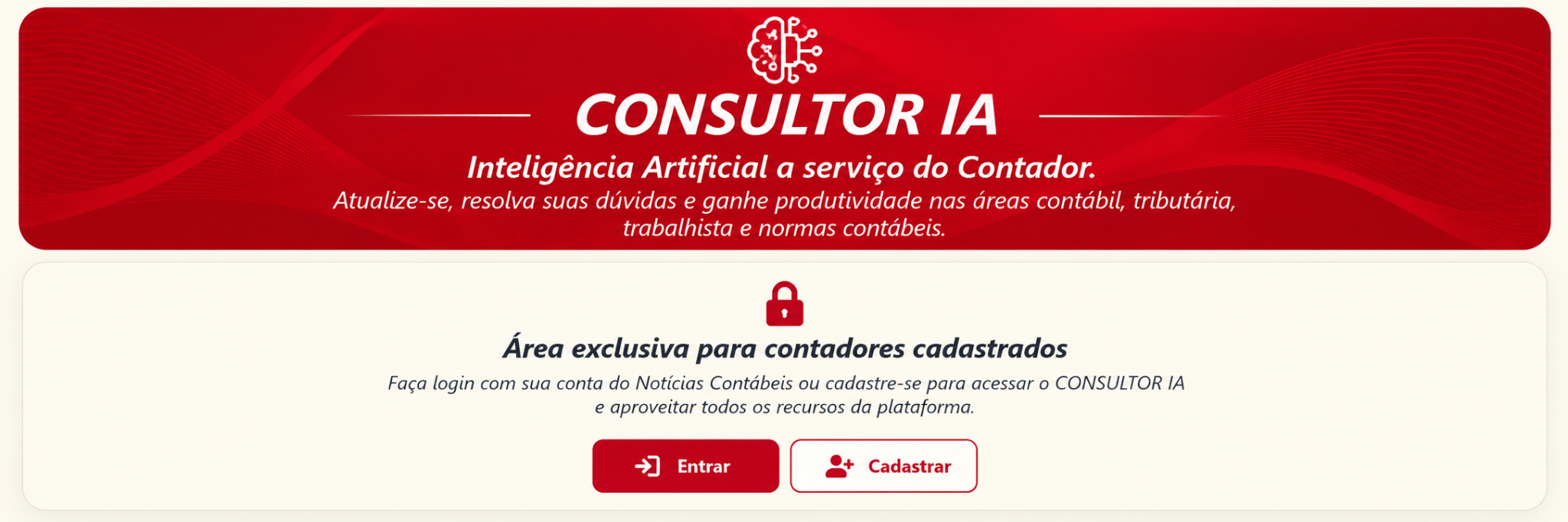 CONSULTOR IA - Inteligência Artificial a serviço do Contador